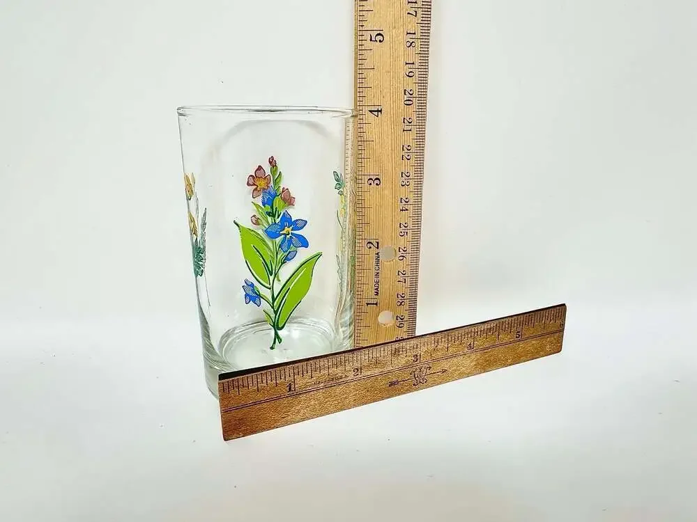 Libbey vintage floral